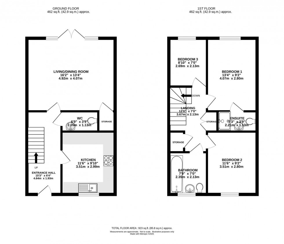 Floorplan for Woodpecker Road, Chorlton