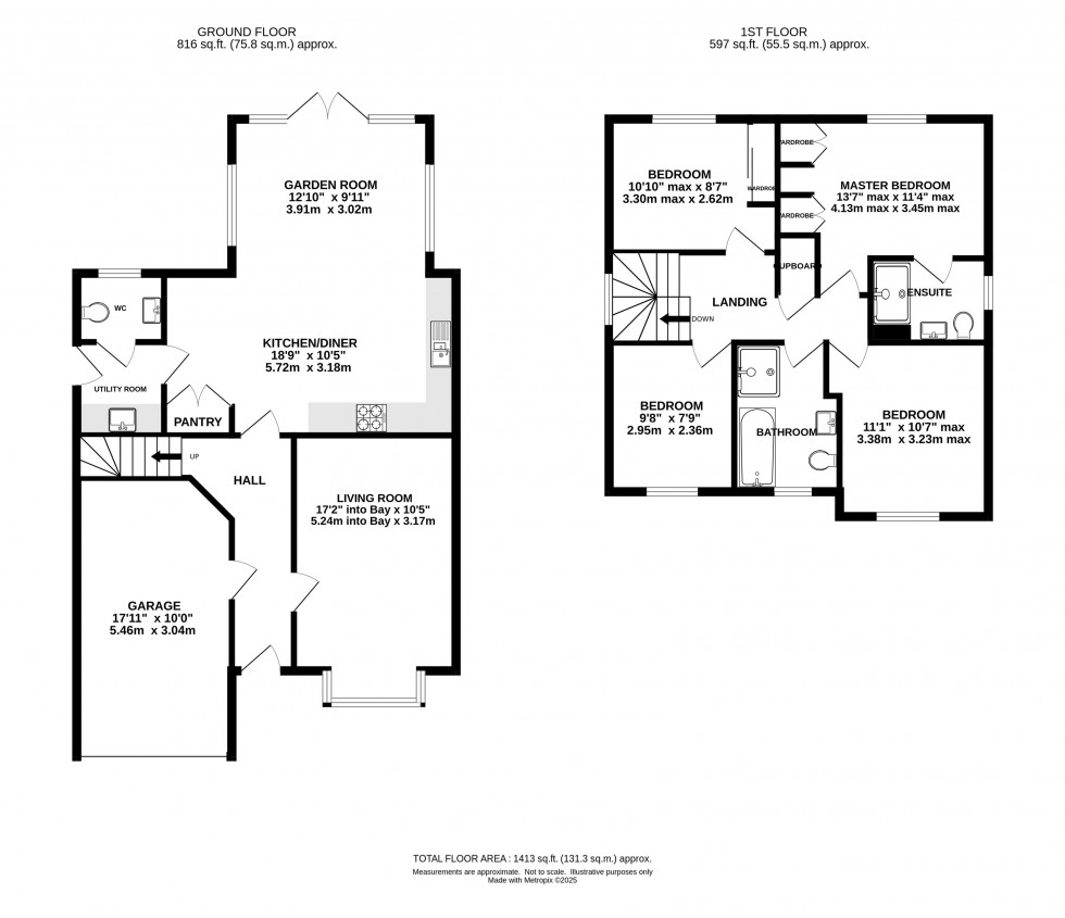 Floorplan for Blackberry Gardens, Goostrey