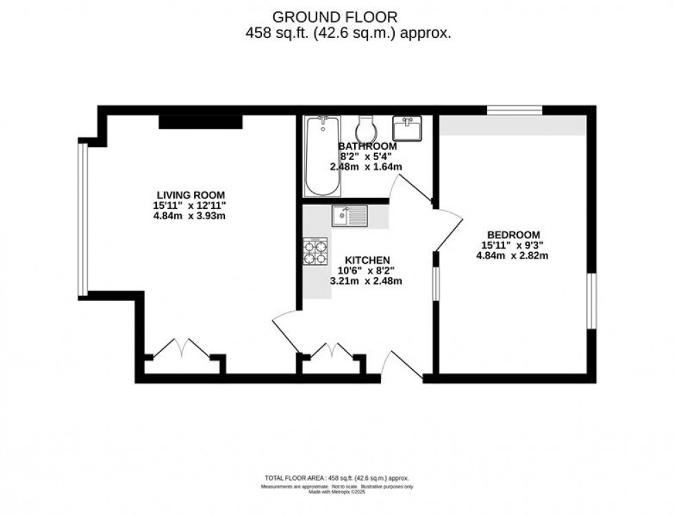 Floorplan for Heaton Chapel, Stockport