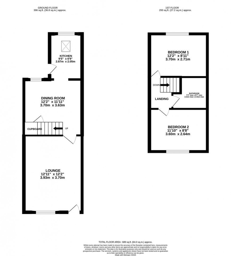 Floorplan for Bulkeley Road, Poynton