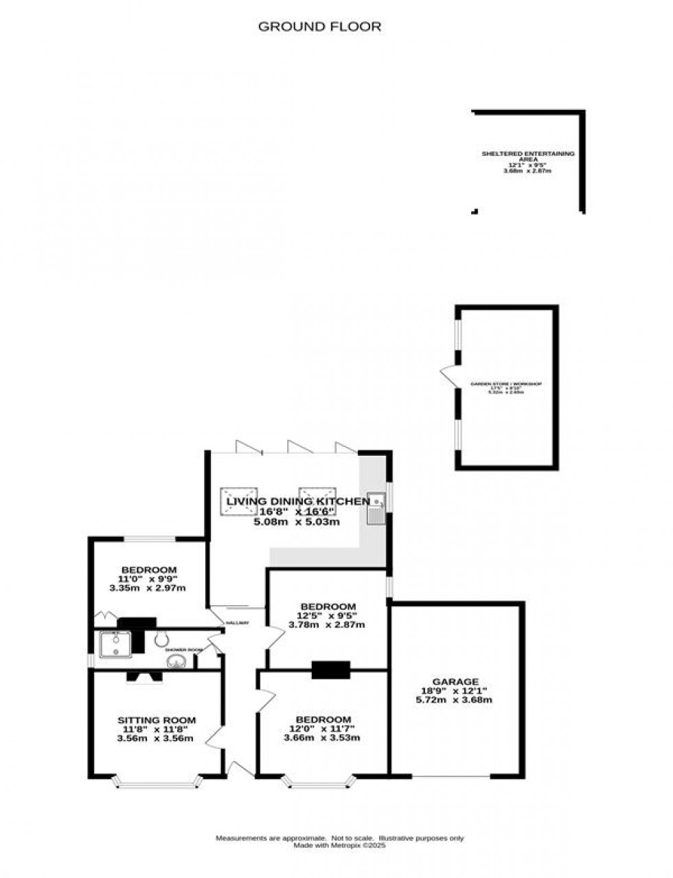 Floorplan for Rock Bank, Whaley Bridge, High Peak