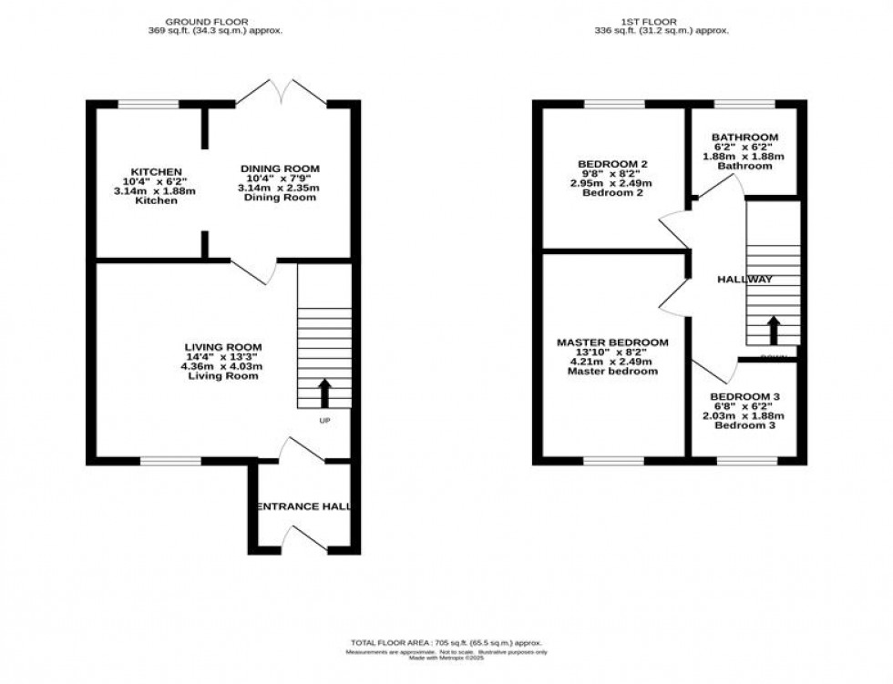 Floorplan for Sutton Close, Macclesfield
