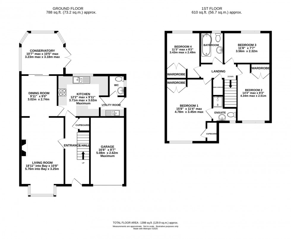 Floorplan for Elm Drive, Holmes Chapel