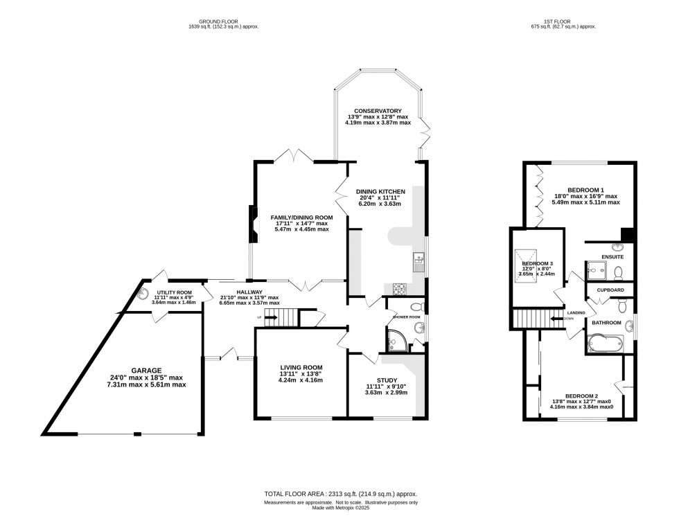 Floorplan for Mereside Road, Mere, Knutsford