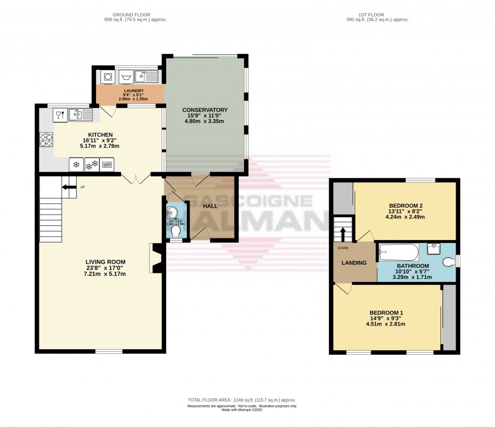 Floorplan for Manchester Road, Tintwistle, Glossop