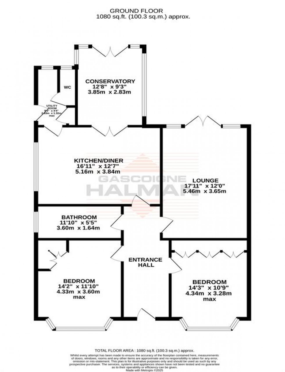 Floorplan for Dorrington Road, Sale