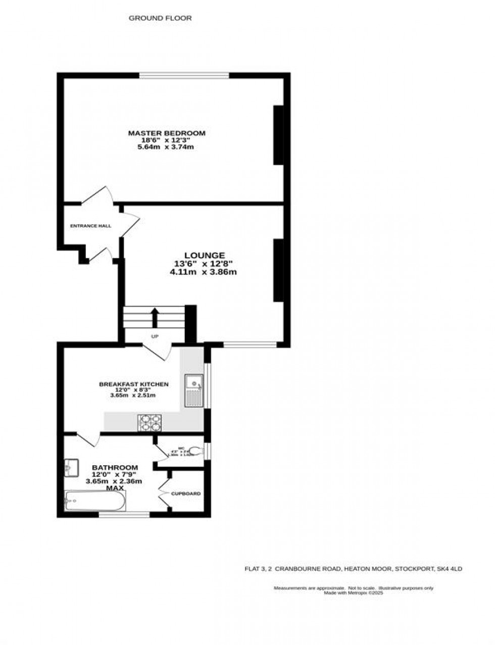 Floorplan for Cranbourne Road, Heaton Moor