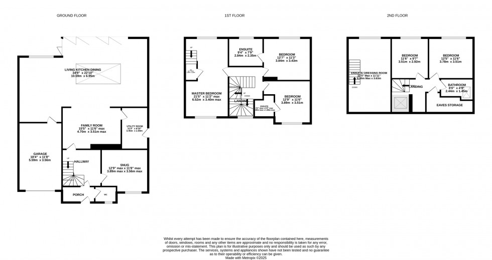 Floorplan for Kings Road, Wilmslow