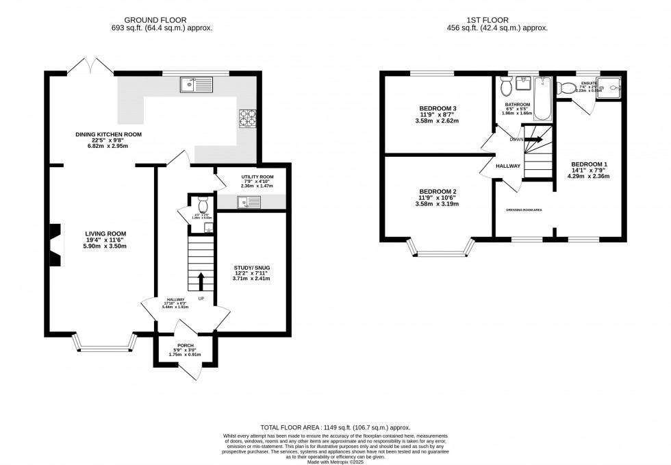 Floorplan for Albany Road, Wilmslow