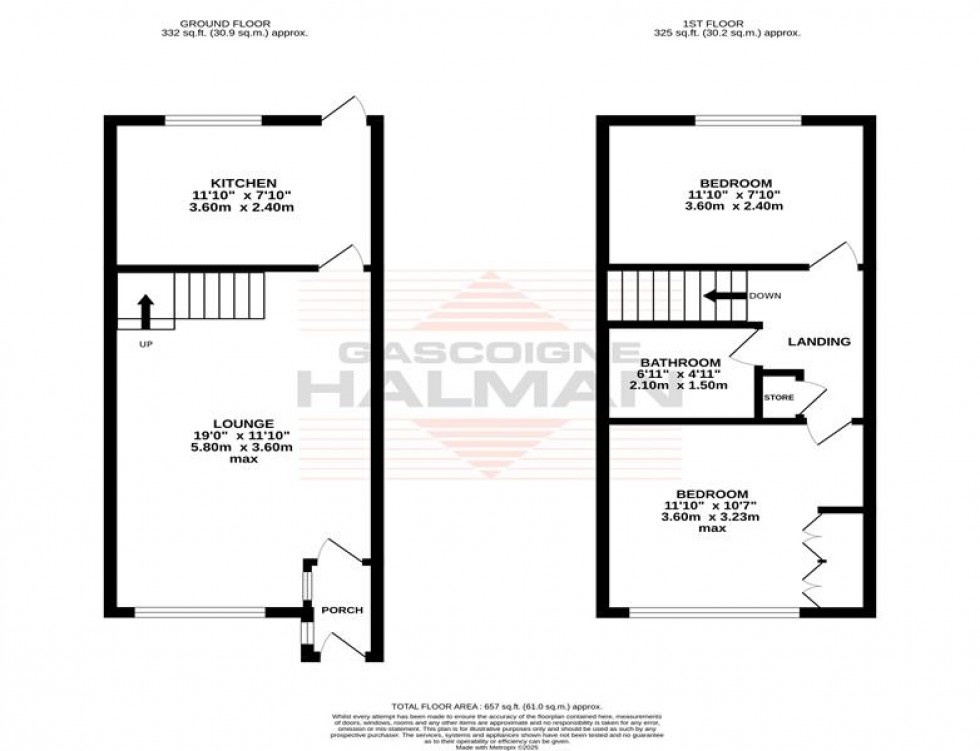 Floorplan for Old Well Walk, Sale