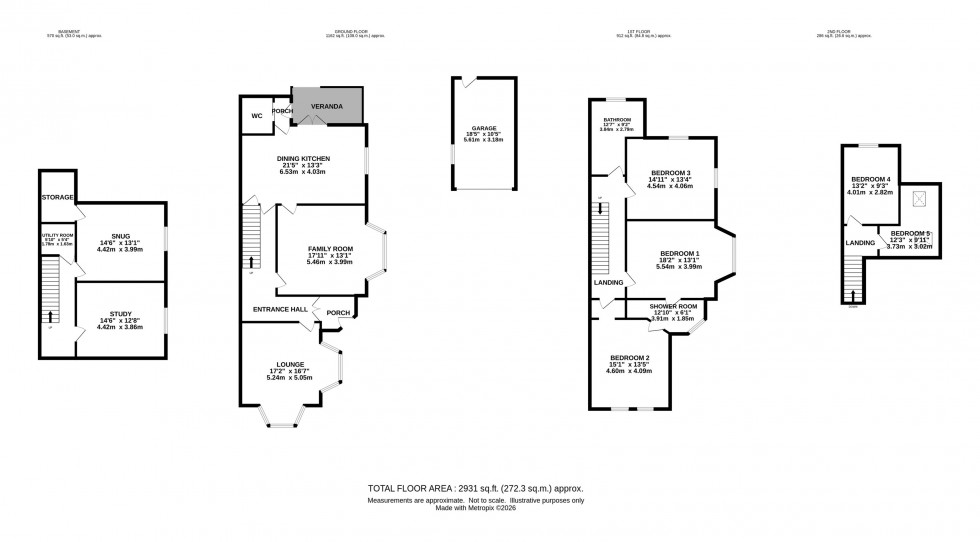 Floorplan for Stamford Road, Alderley Edge