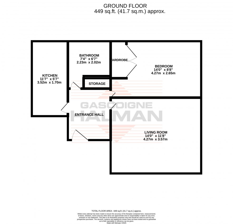 Floorplan for Harboro Court, Harboro Road, Sale