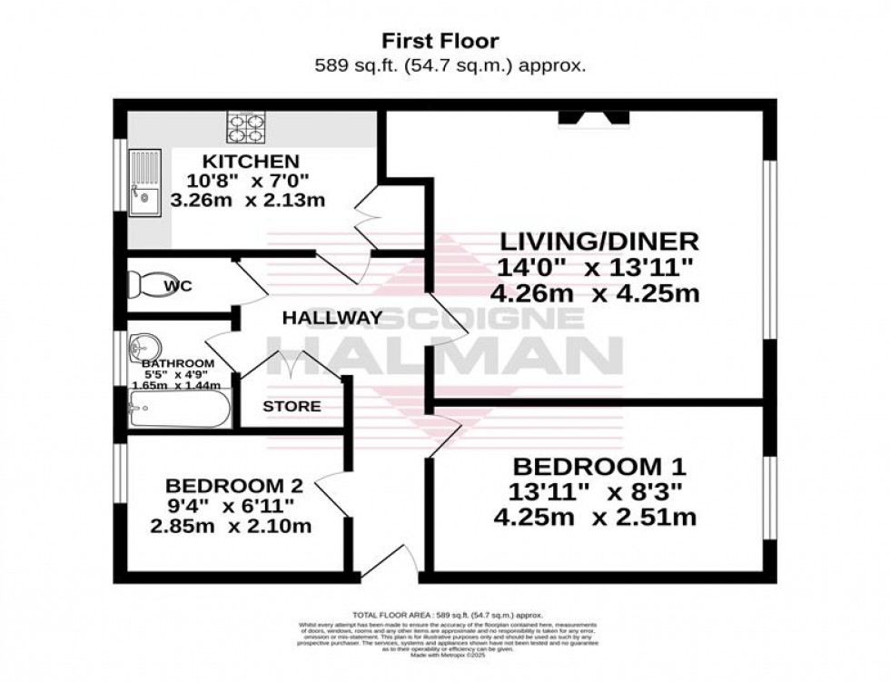 Floorplan for Moseley Grange, Cheadle Hulme, Stockport