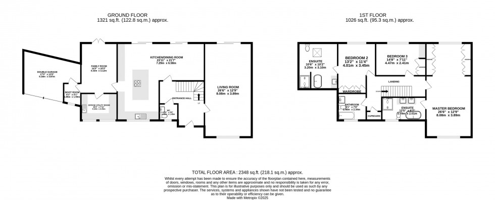 Floorplan for York Crescent, Wilmslow