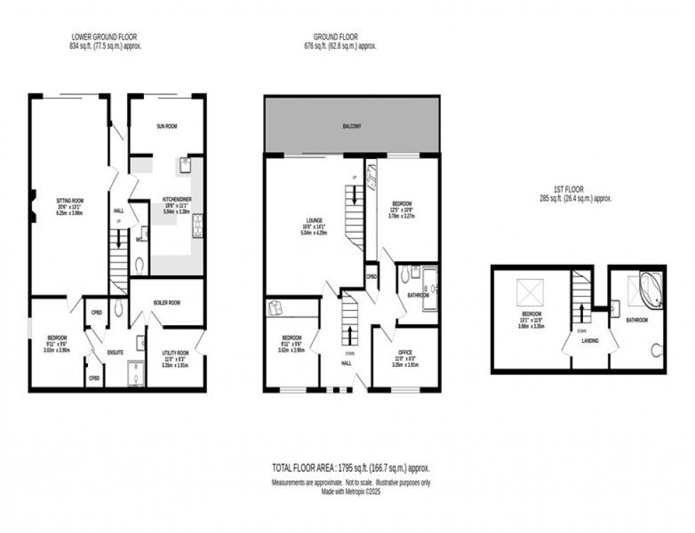Floorplan for Buxton Road, Furness Vale, High Peak