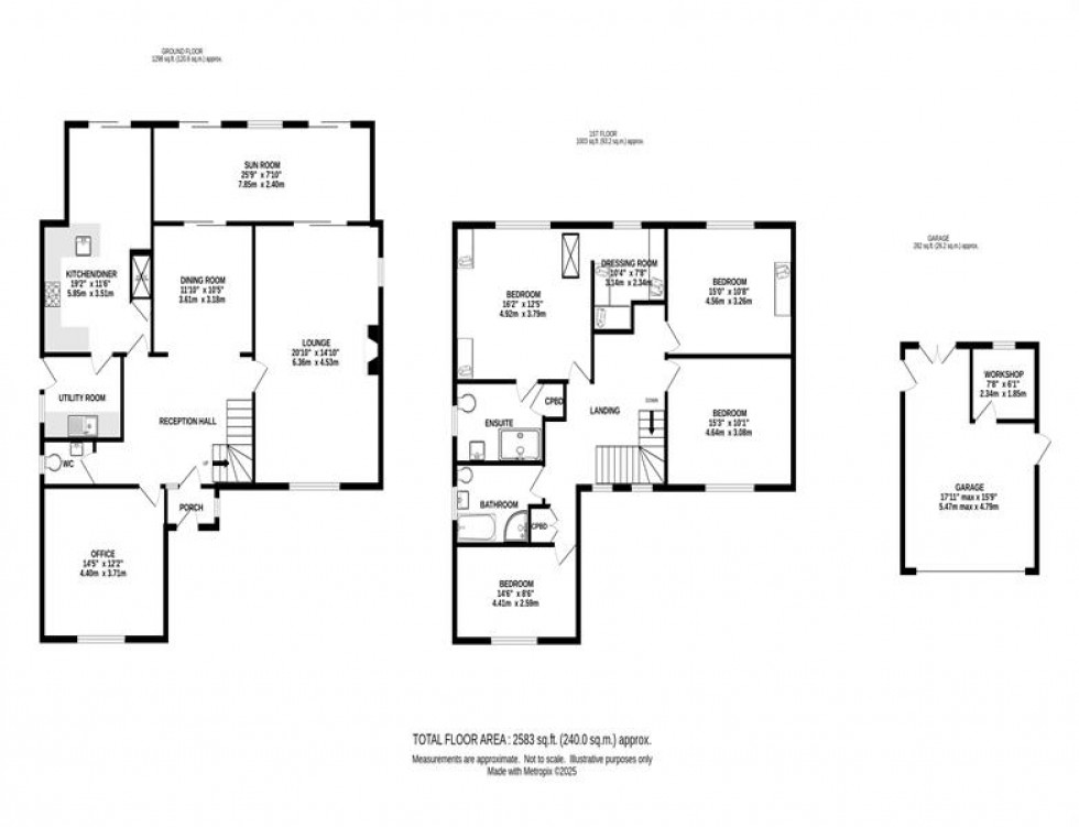 Floorplan for Downlee Close, Chapel-En-Le-Frith, High Peak
