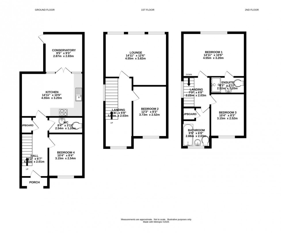 Floorplan for 27 Pencarrow Close, Didsbury