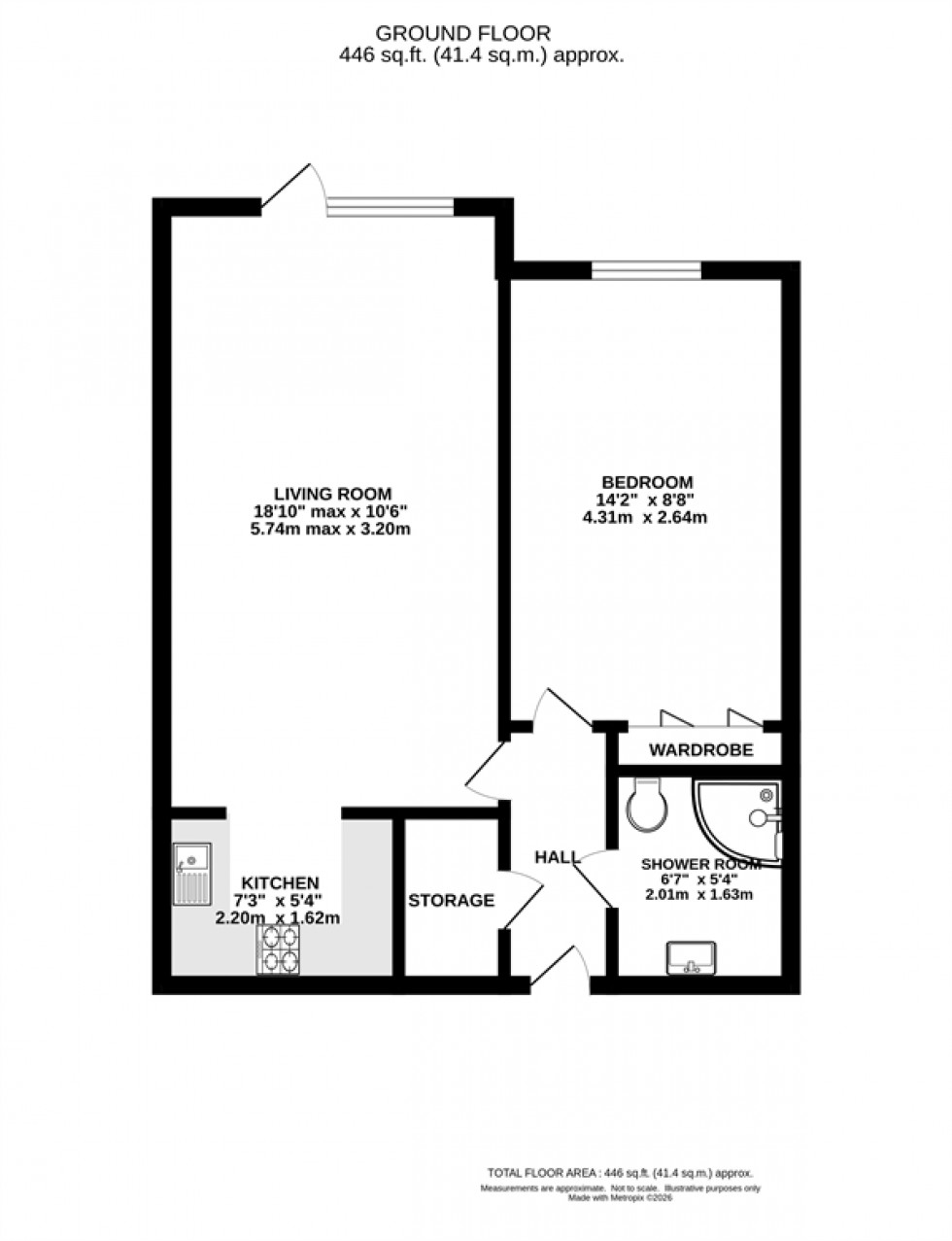 Floorplan for Regent Court, Groby Road, Altrincham