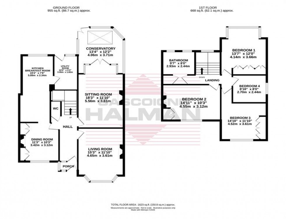 Floorplan for St. Michaels Avenue, Bramhall
