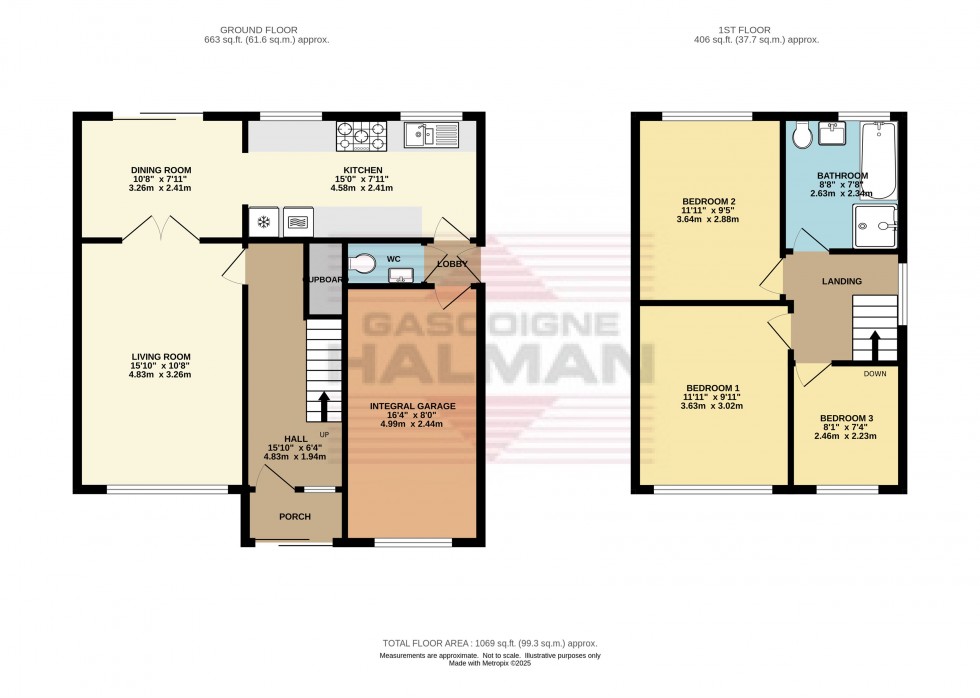 Floorplan for Lower Barn Road, Hadfield, Glossop