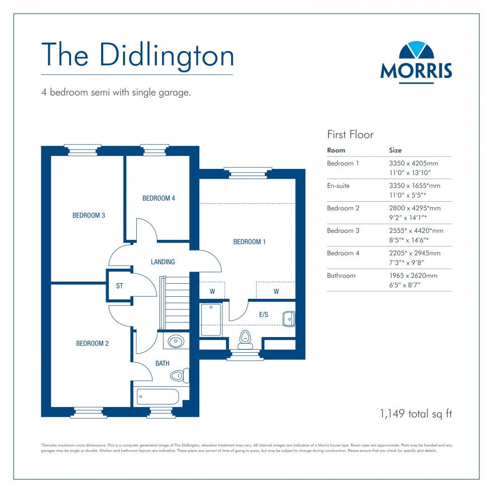 Floorplan for The Meadow, Macclesfield