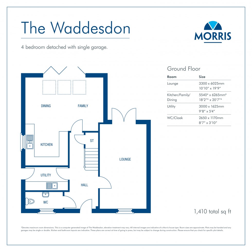 Floorplan for The Meadow, Macclesfield
