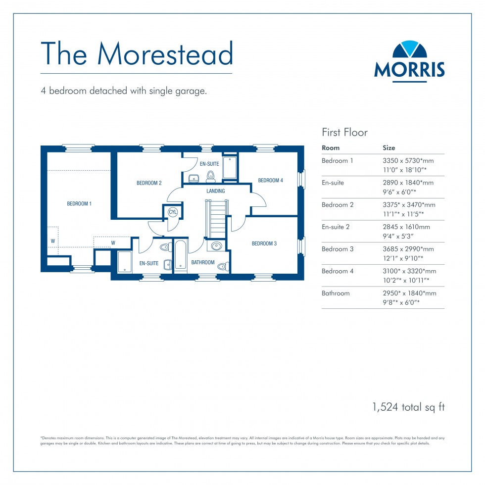 Floorplan for The Meadow, Macclesfield