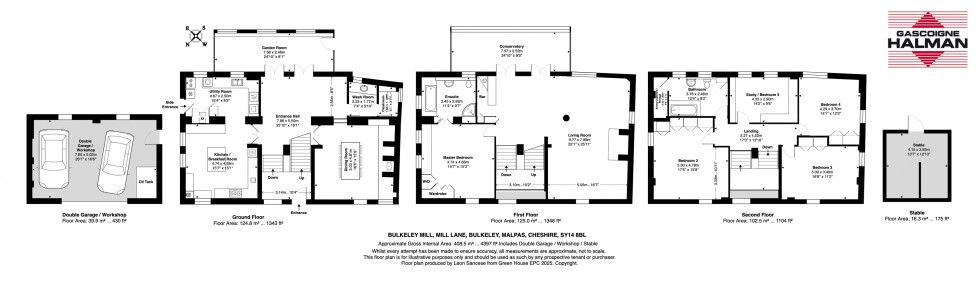 Floorplan for Bulkeley, Malpas