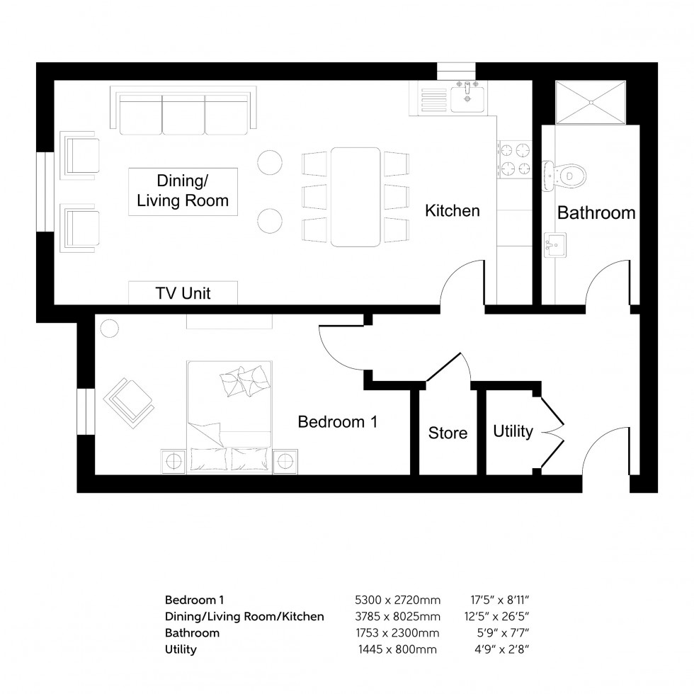 Floorplan for Minerva Place, Lymm