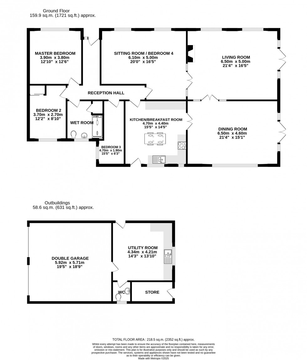 Floorplan for Wrexham Road, Holt