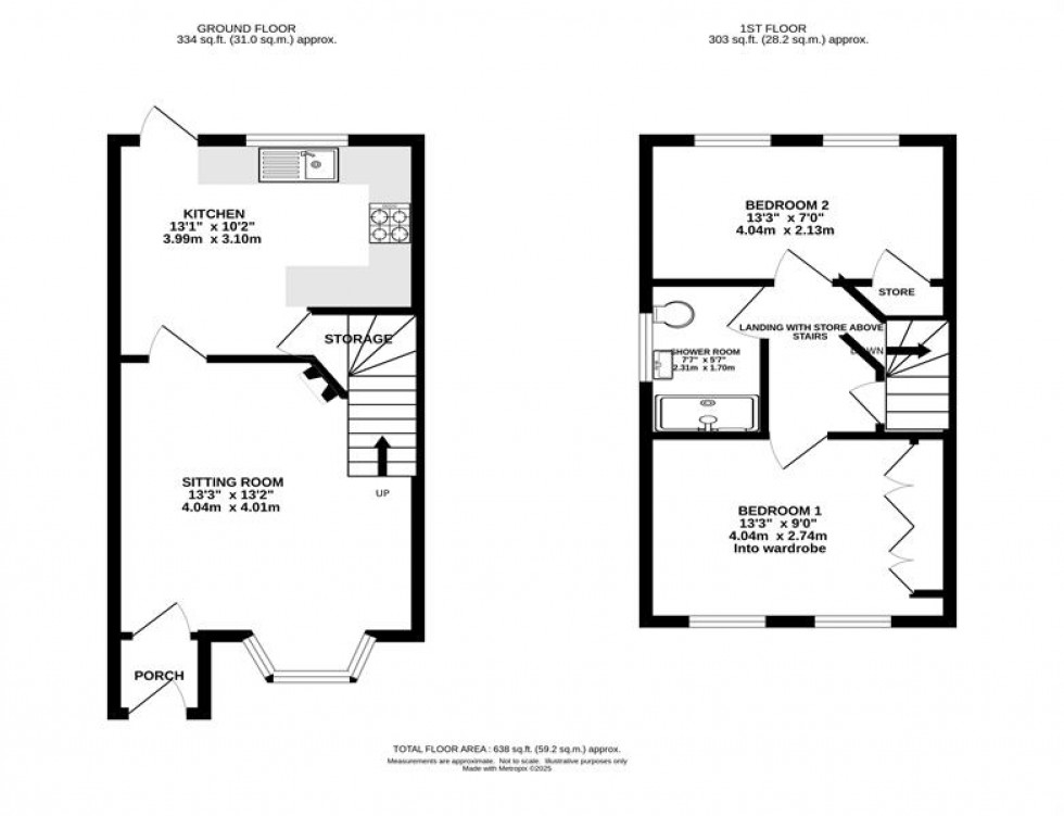 Floorplan for Woodbrook, Whaley Bridge, High Peak