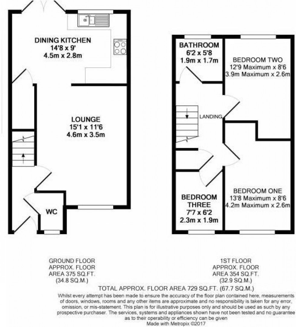 Floorplan for Beeston, Tarporley