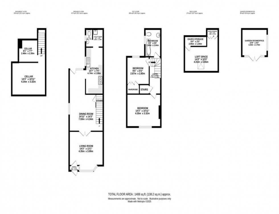 Floorplan for Lidgate Grove, Didsbury