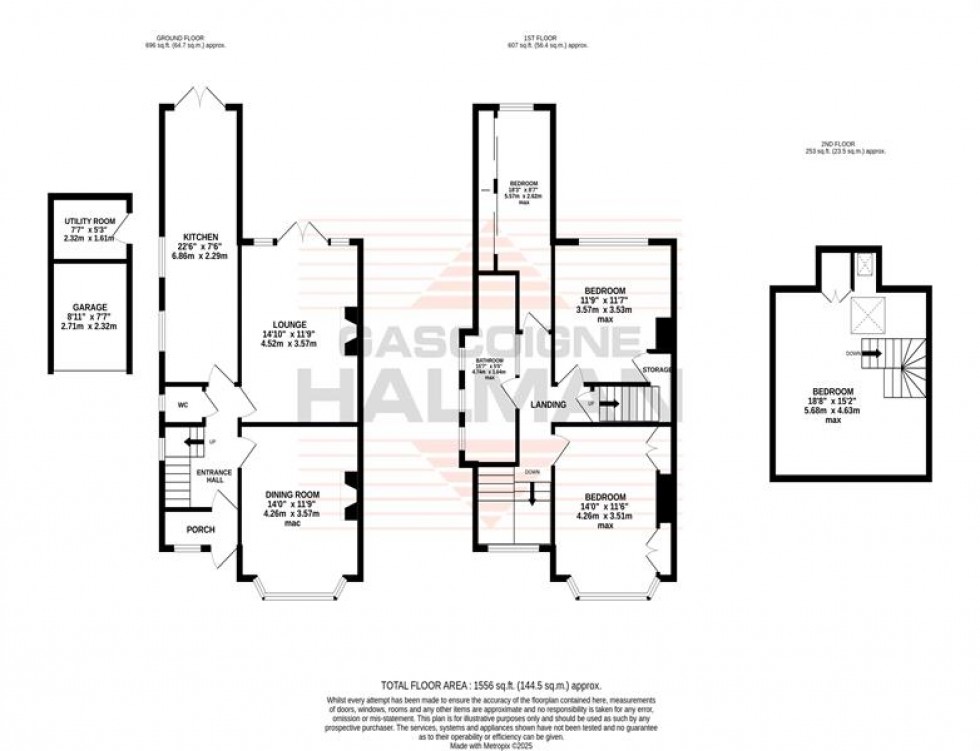Floorplan for Swaylands Drive, Sale