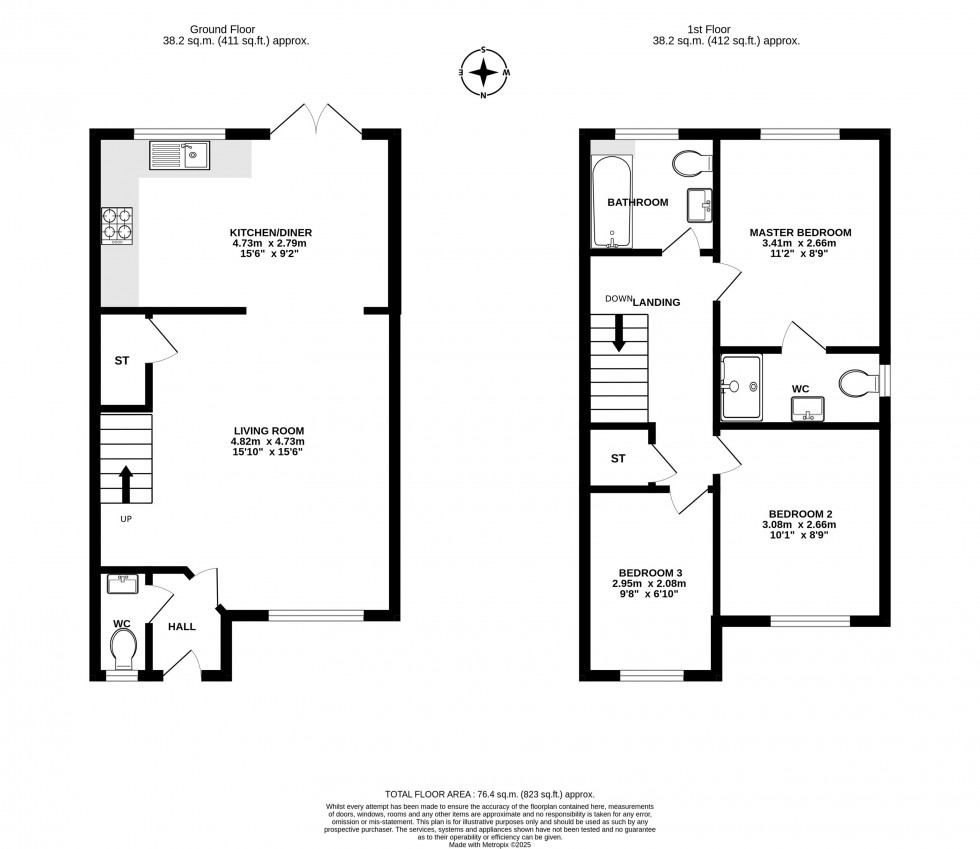 Floorplan for Holford Drive, Winsford