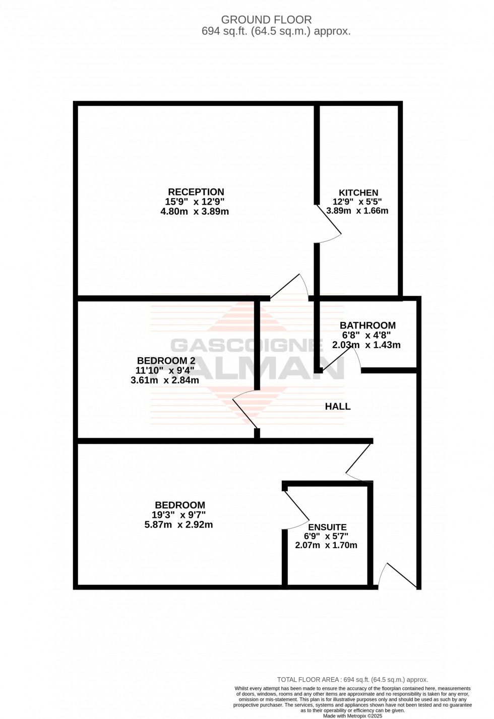 Floorplan for Northenden Road, Sale
