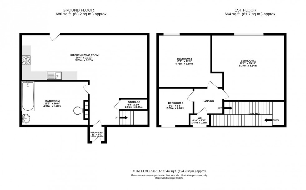 Floorplan for Strathblane Close, Manchester