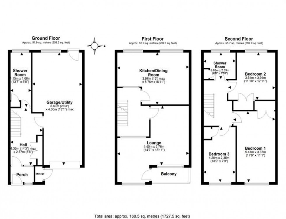 Floorplan for The Willows, Frodsham