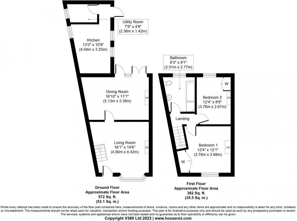 Floorplan for High Street, Tarporley