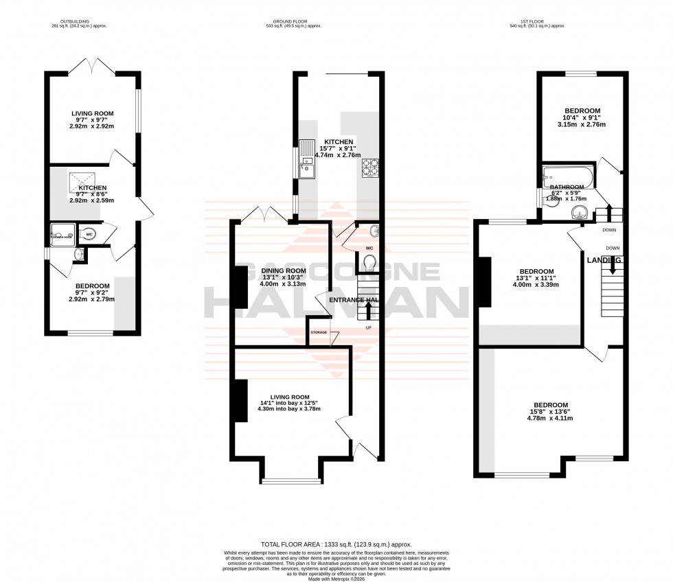 Floorplan for Carlton Road, Sale