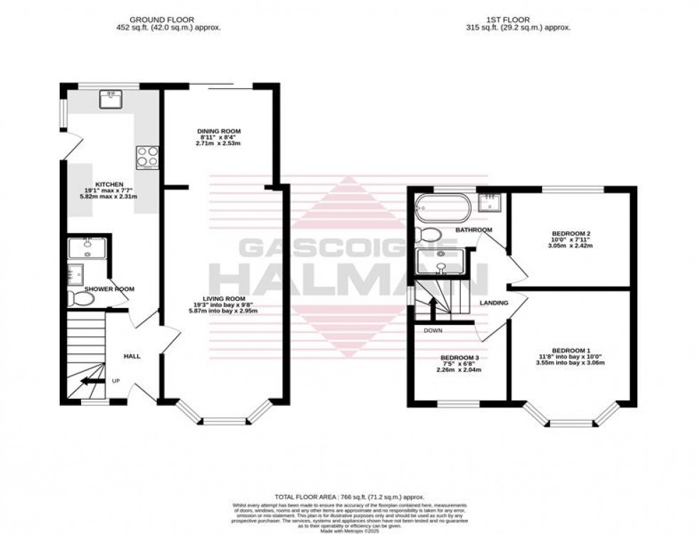 Floorplan for Boundary Road, Cheadle