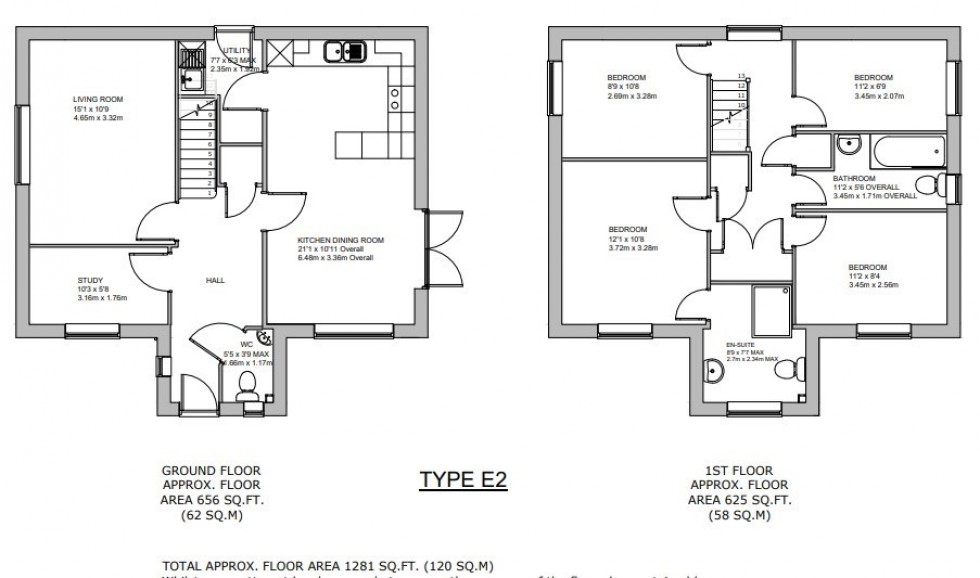 Floorplan for 27 Gowy Place, Plot 49, Beeston.