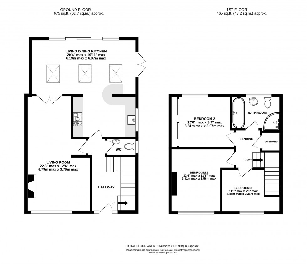 Floorplan for Bucklow Avenue, Mobberley, Knutsford