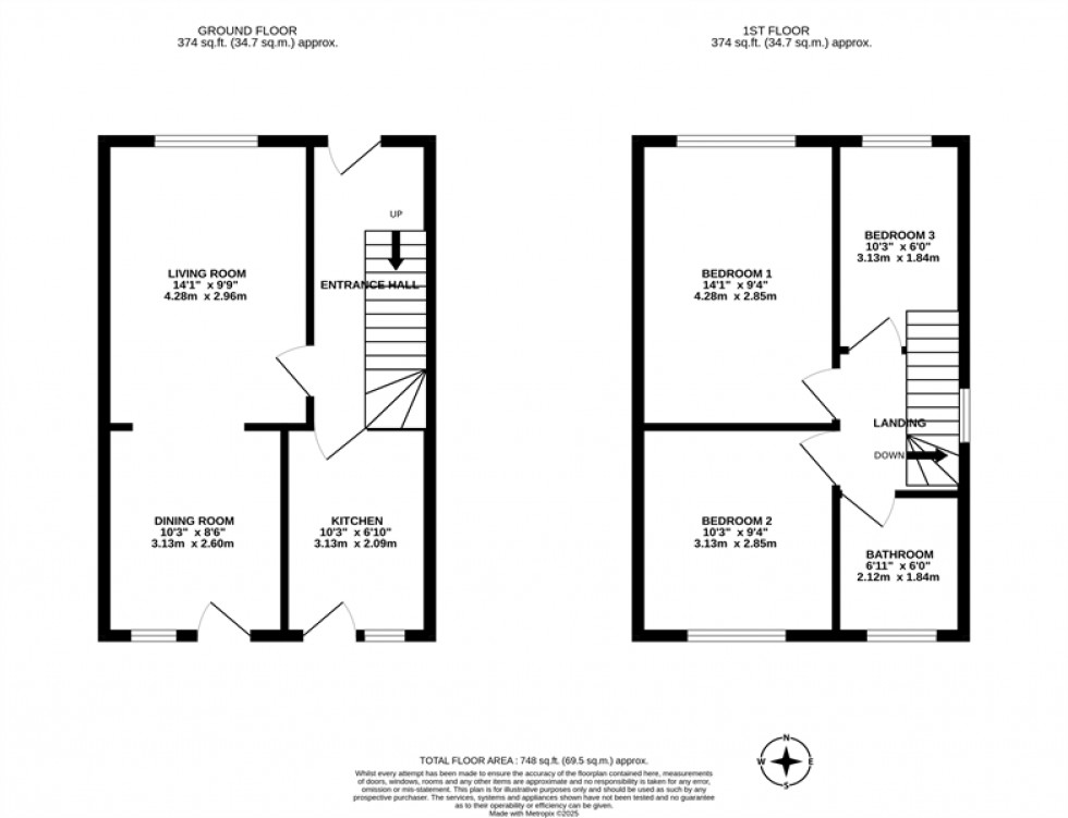 Floorplan for Bollin Drive, Lymm