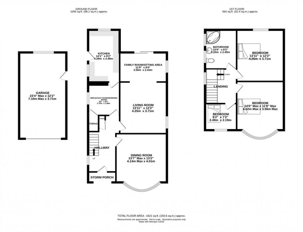Floorplan for South Meade, Timperley, Altrincham