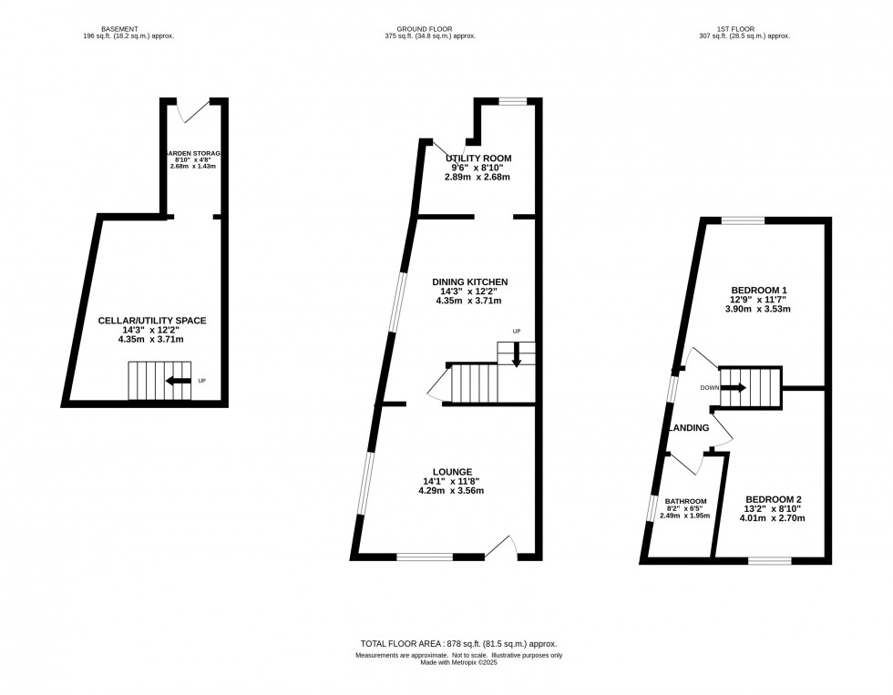 Floorplan for Knutsford Road, Alderley Edge