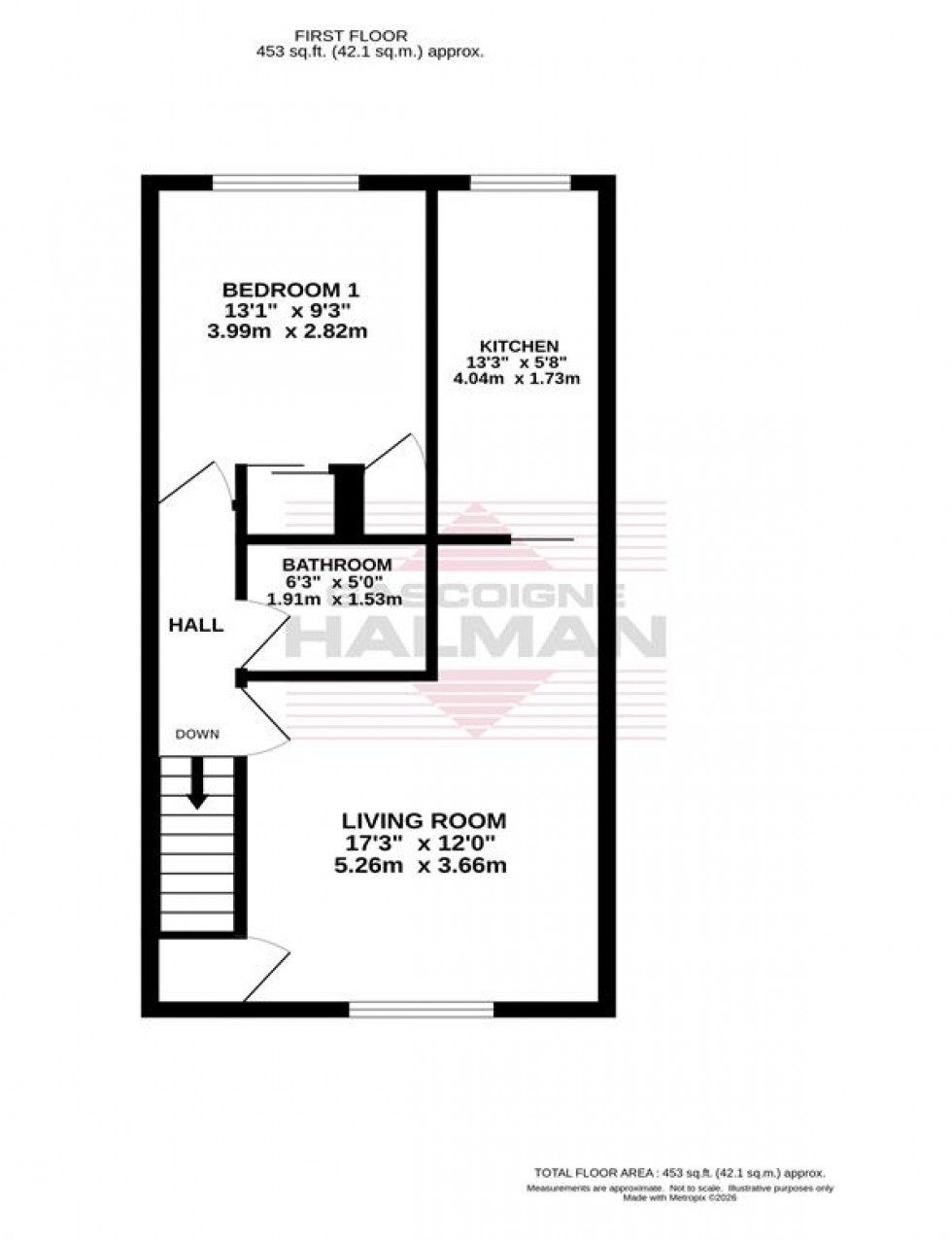 Floorplan for Hexworth Walk, Bramhall