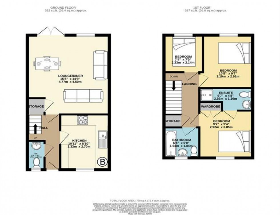 Floorplan for Bucklow Gardens, Lymm