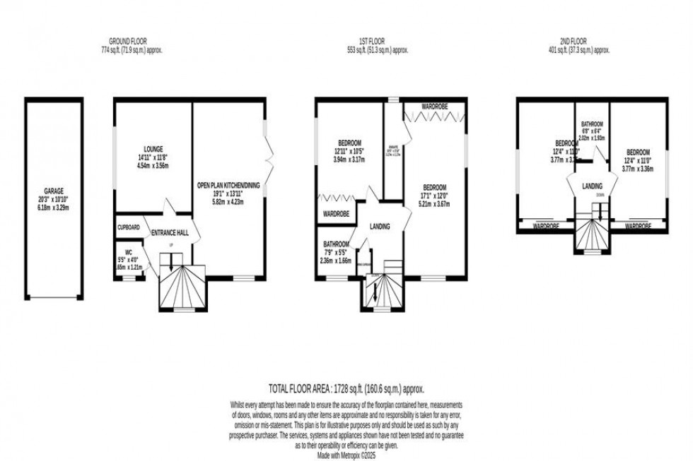 Floorplan for Newcome Drive, Poynton