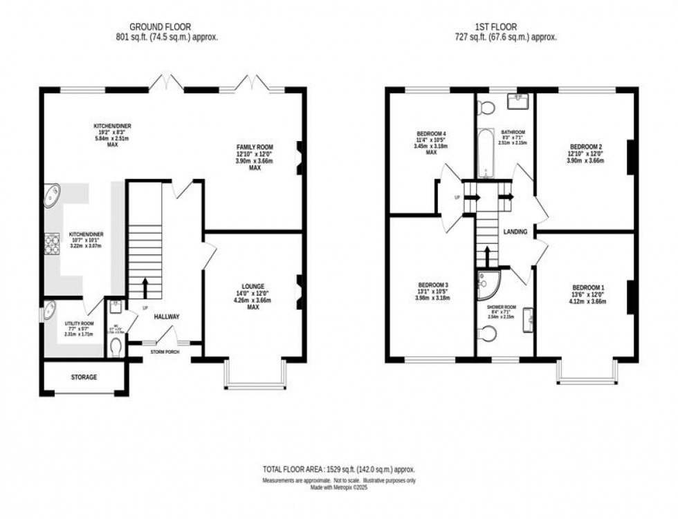 Floorplan for Stanley Road, Heaton Moor